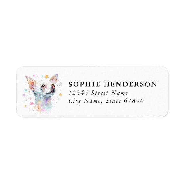 Chihuahua Return Address Labels (Front)