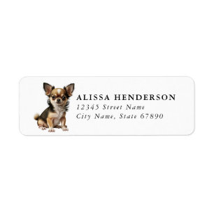 Chihuahua Return Address Labels