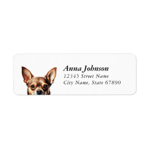 Chihuahua Return Address Labels