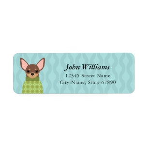 Chihuahua Return Address Labels