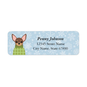Chihuahua Return Address Labels