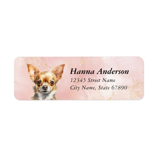 Chihuahua Return Address Labels (Front)