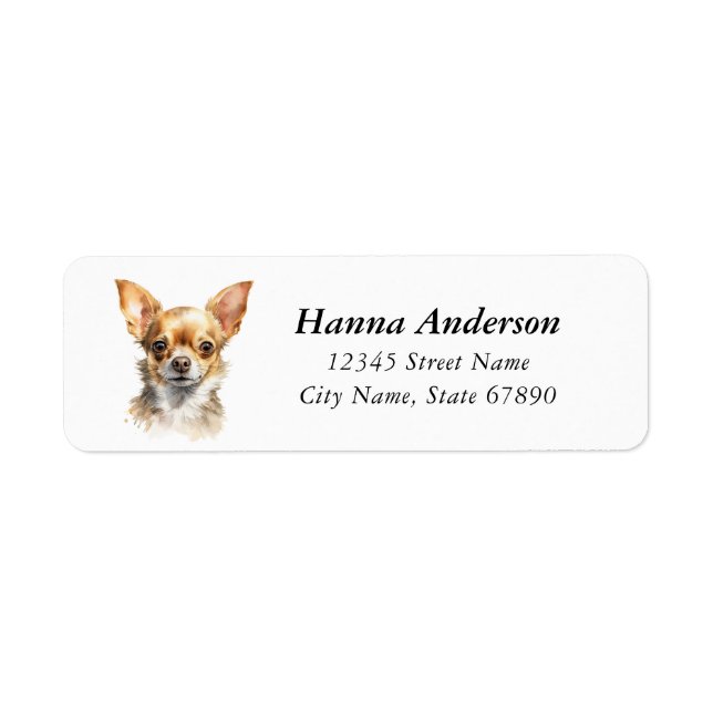 Chihuahua Return Address Labels (Front)