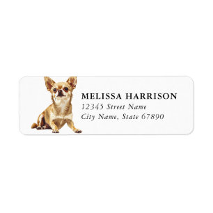 Chihuahua Return Address Labels