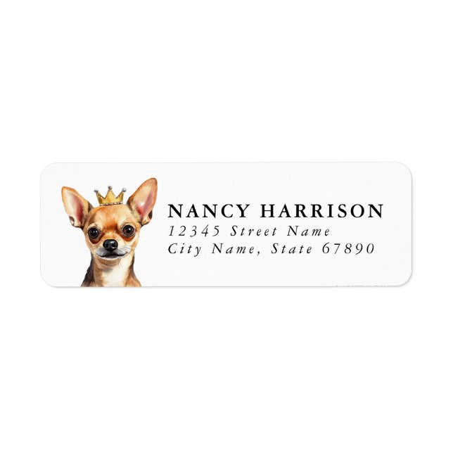 Chihuahua Return Address Labels (Front)