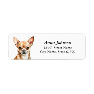 Chihuahua Return Address Labels