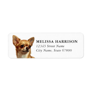 Chihuahua Return Address Labels