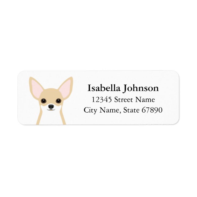 Chihuahua Return Address Labels (Front)