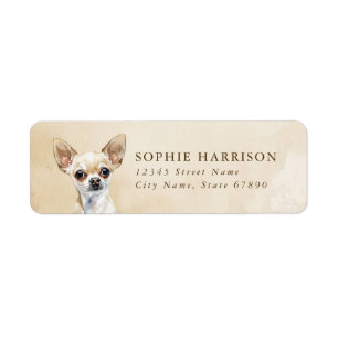 Chihuahua Return Address Labels