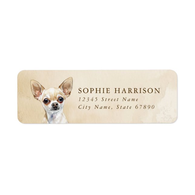 Chihuahua Return Address Labels (Front)