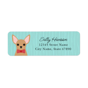 Chihuahua Return Address Labels