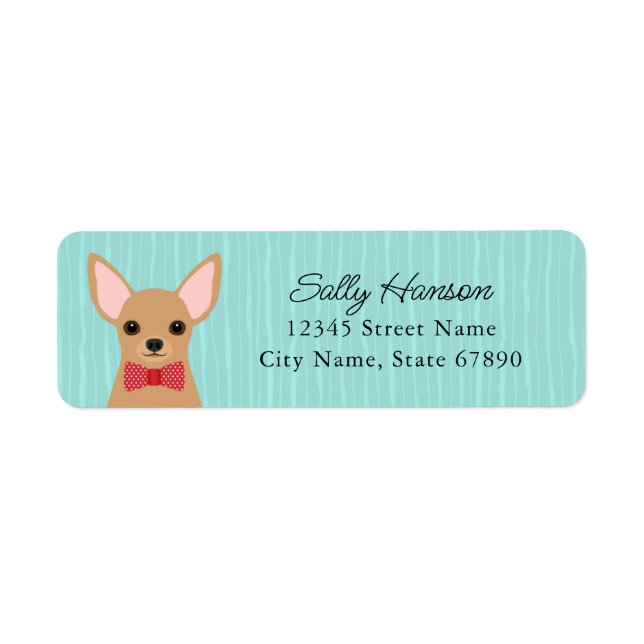 Chihuahua Return Address Labels (Front)