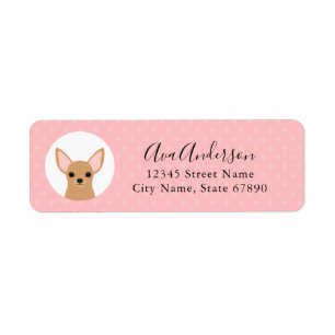 Chihuahua Return Address Labels