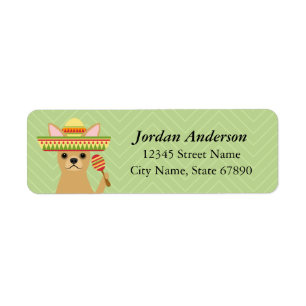 Chihuahua Return Address Labels