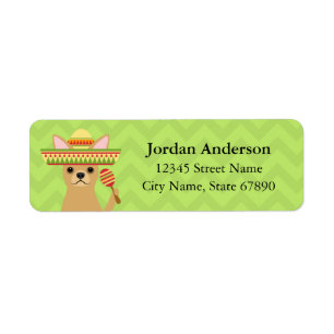Chihuahua Return Address Labels