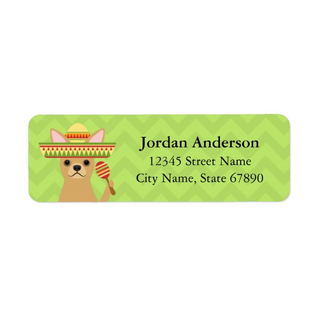 Chihuahua Return Address Labels (Front)