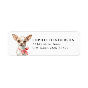 Chihuahua Return Address Labels