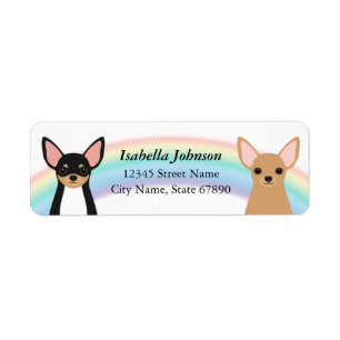 Chihuahua Return Address Labels