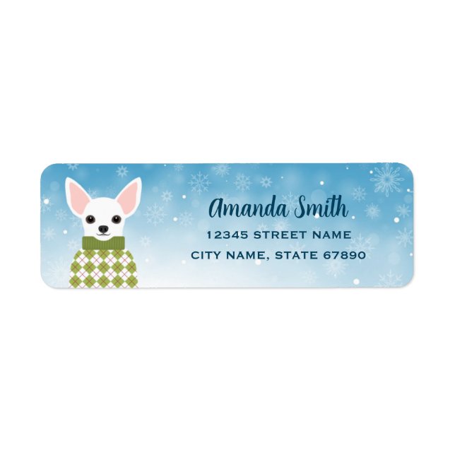 Chihuahua Return Address Labels (Front)