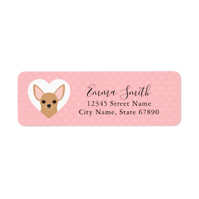 Chihuahua Return Address Labels (Front)