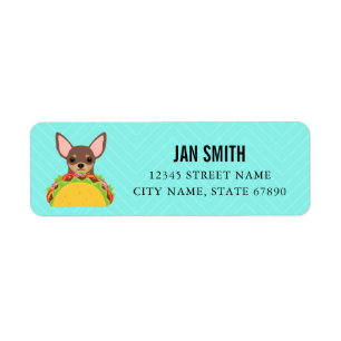 Chihuahua Return Address Labels