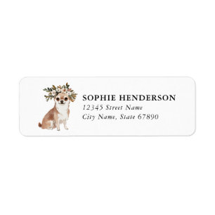 Chihuahua Return Address Labels