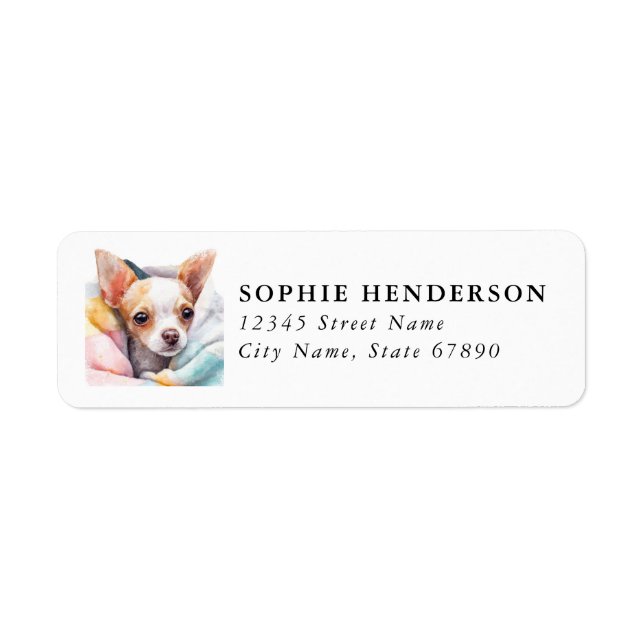 Chihuahua Return Address Labels (Front)