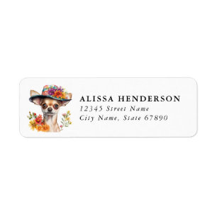 Chihuahua Return Address Labels