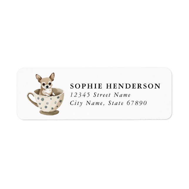 Chihuahua Return Address Labels (Front)