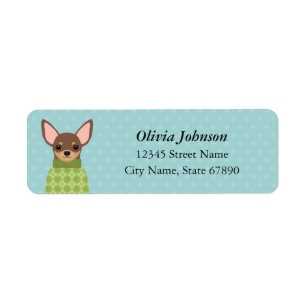 Chihuahua Return Address Labels