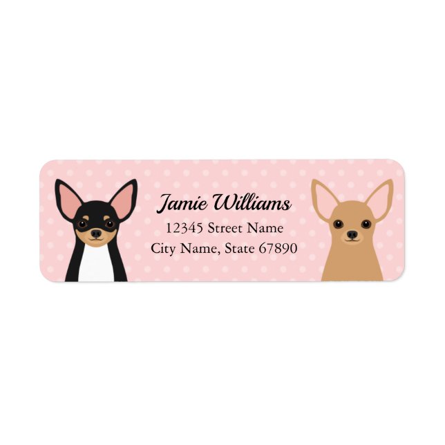 Chihuahua Return Address Labels (Front)