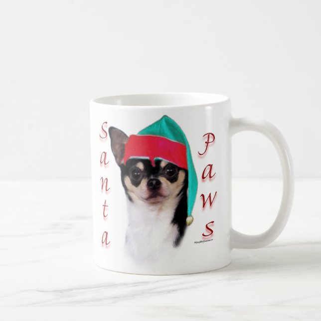 Chihuahua Santa Paws Coffee Mug (Right)