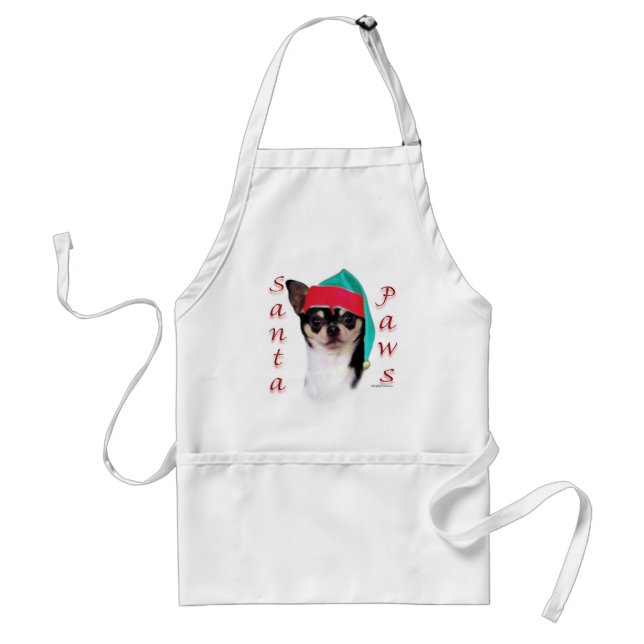 Chihuahua Santa Paws Standard Apron (Front)