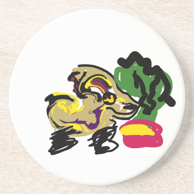 Chihuahua set coaster (Front)