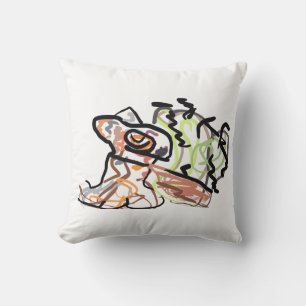 Chihuahua set throw pillow