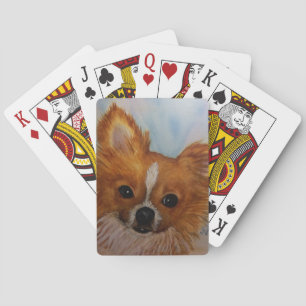 CHIHUAHUA SHIH TZU MIX PLAYING CARDS