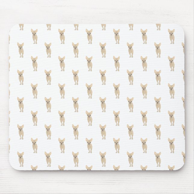 Chihuahua (Short Haired, Fawn Tan) Mouse Pad (Front)