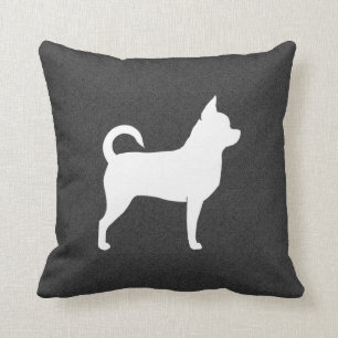 Chihuahua Silhouette Throw Pillow