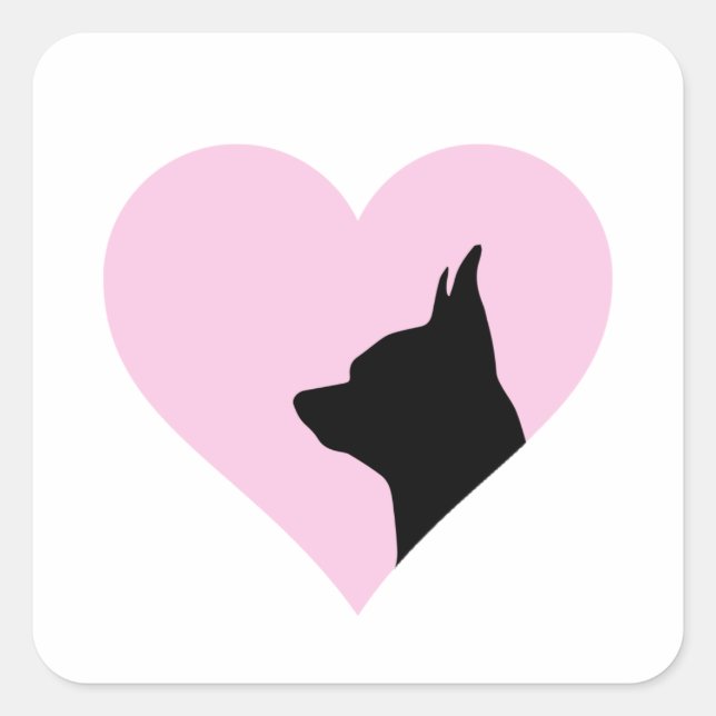 Chihuahua        square sticker (Front)
