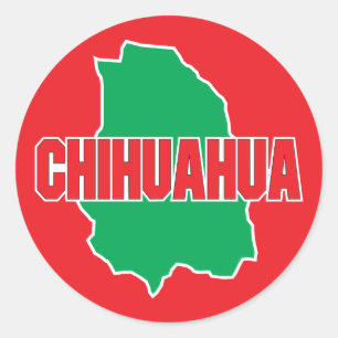 Chihuahua State Classic Round Sticker
