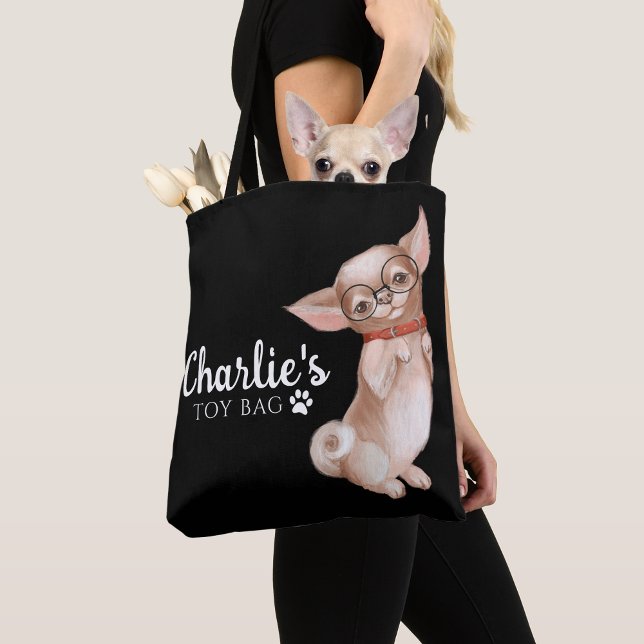 Chihuahua Toy Tote Bag (Creator Uploaded)