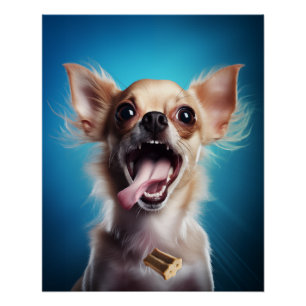 Chihuahua Treat Action Poster