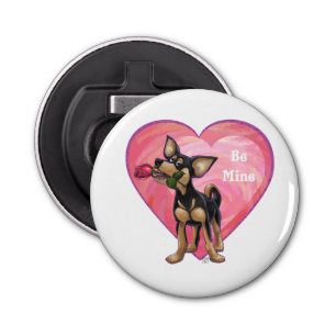 Chihuahua Valentine's Day Bottle Opener