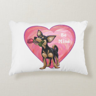 Chihuahua Valentine's Day Decorative Pillow