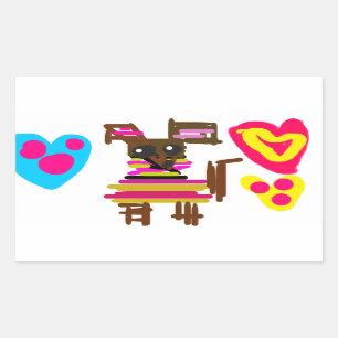 Chihuahua Very cute valentine  Sticker