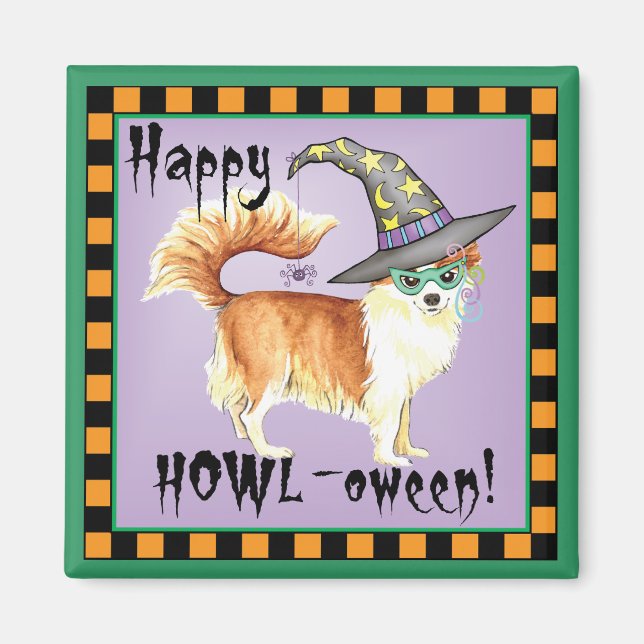 Chihuahua Witch Magnet (Front)