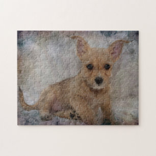 Chihuahua/Yorkie Puppy Jigsaw Puzzle