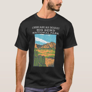 Chihuahuan Desert Big Bend National Park Camping H T-Shirt