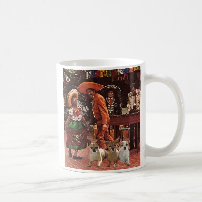 Chihuahuas 3 Amigos Mug (Right)
