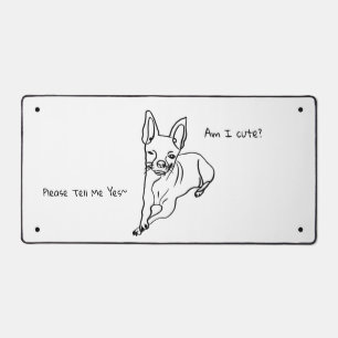 Chihuahuas & Créativité : Mat de bureau personnali